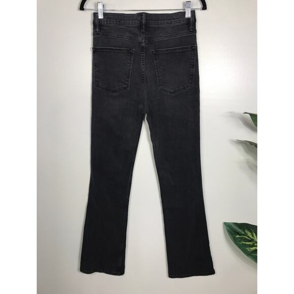 AllSaints Jeans Ciara High Waist Bootcut Charcoal Gray Denim Women 26 / 2 - Picture 4 of 12